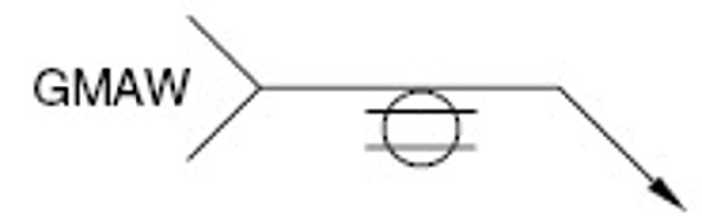 <p>A type of welding, continuous weld made between or upon overlapping metal parts</p>