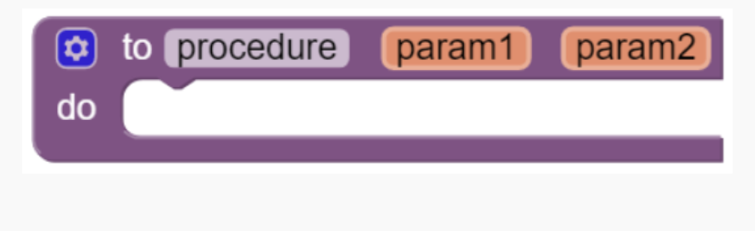 \-input variable for a procedure

\-allows procedures to be generalized

\-enables procedures to be reused with a range of arguments (input values)