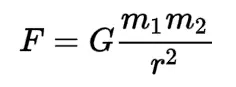 <p>Newton&apos;s Law of Gravitation</p>
