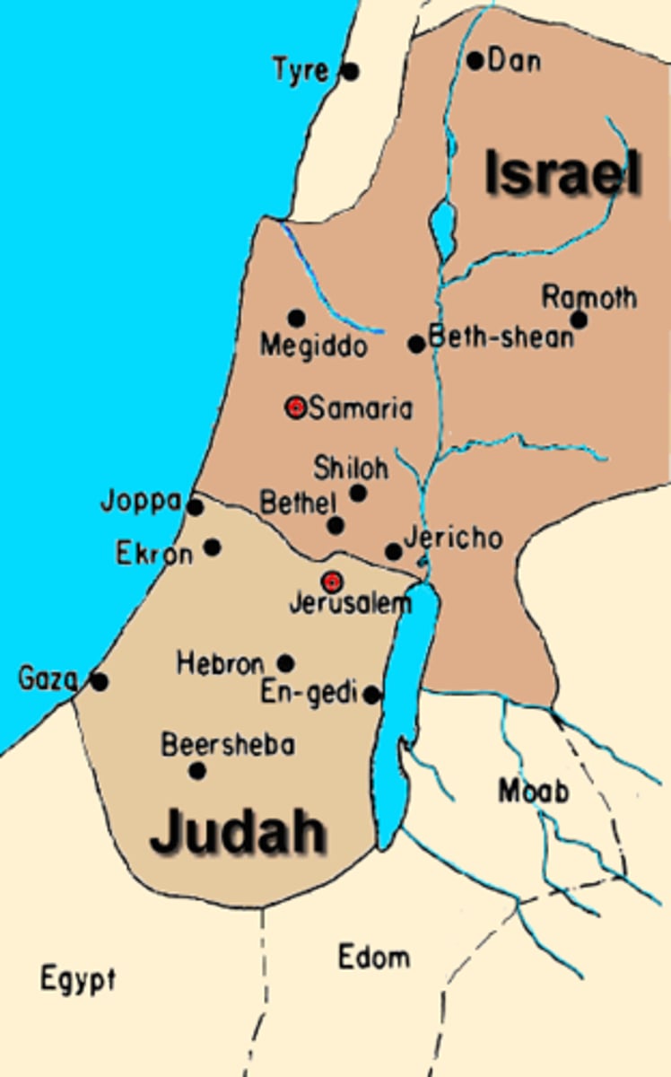 <p>The Kingdom of Judah was the Southern Kingdom of ancient Israel, formed after the northern Kingdom of Israel broke away from the united monarchy in 922 BC. Named after the tribe of Judah, it was centered in Jerusalem and existed as an independent state until it was conquered by the Babylonians in 587–586 BC.</p>
