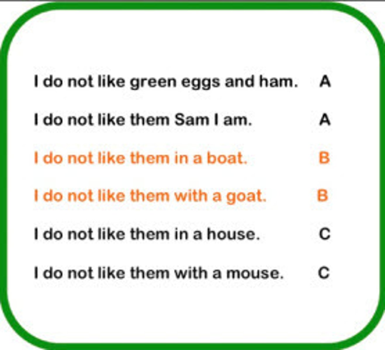 <p>Two consecutive lines of poetry that rhyme</p>