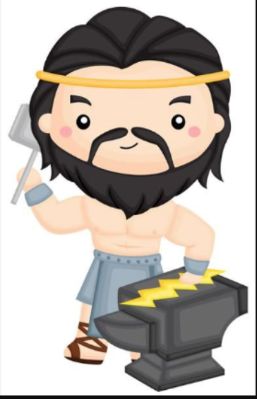 <p>Der Gott der Schmiede ist ein Sohn von Zeus und Hera. Wenn er in der Glut Vulkanen Waffen schmiedet, langweilt sich eine Frau</p>