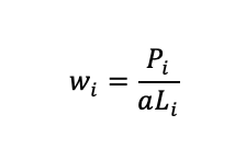 Generally, the price of the good/the unit labour requirements
In autarky, wages=price of the good. there's no profit in autarky