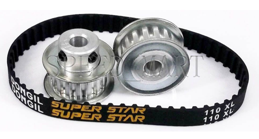 <ol><li><p>A typically rubber belt with teeth that transfers the same direction of rotation over a distance</p></li><li><p>Reduces slipping of a belt, but is cheaper and simpler than a chain/ can still loosen over time</p></li><li><p>The ratio of teeth OR diameter of the driven gear over the driver gear</p></li><li><p>3D printer</p></li></ol><p></p>