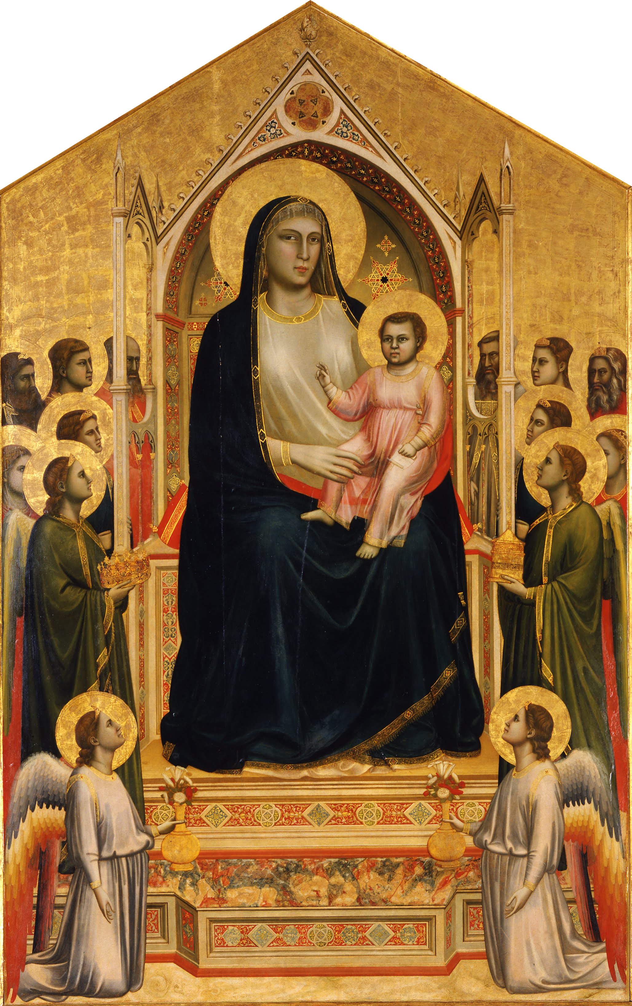 Madonna Enthroned, Giotto. 1310