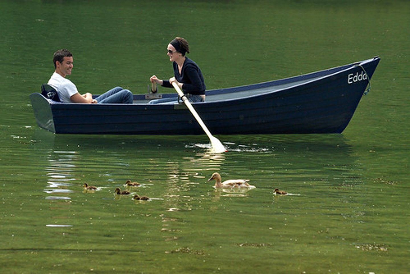 <p>A journey by boat or ferry across water</p>