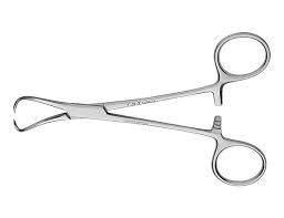 Holds drapes, towels, and can grab bone fragments (Perforating Clamp)