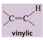 <p>chemical shift vinylic</p>
