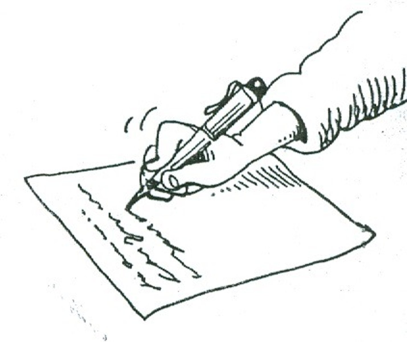 <p>to write</p>