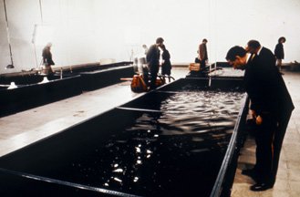 <p>“Portable Fish Farm” Helen &amp; Newton Harrison, 1971</p>
