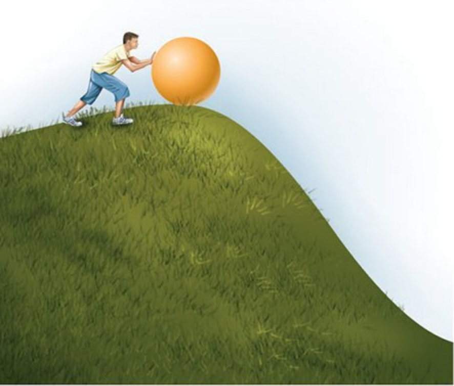 <p>Stored energy.</p>