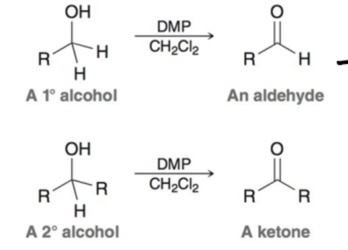 <p>Dess-Martin periodinane and anhydrous solvent. </p>