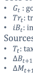 <p>what are the variables and what do they represent in “uses of funds” and :sources of runds"</p>