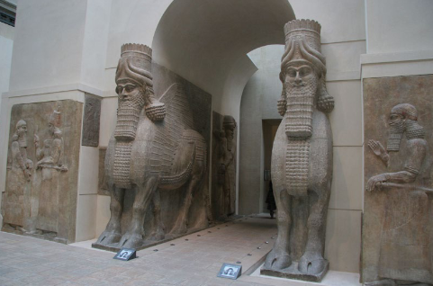 <p>Lamassu from the Citadel of Sargon II</p>