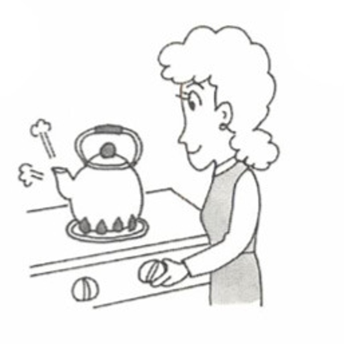 <p>to boil water (transitive)</p>