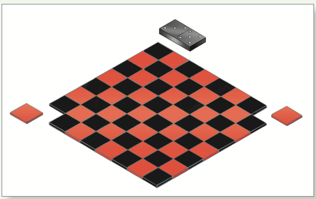 <p>The mutilated checkerboard </p>