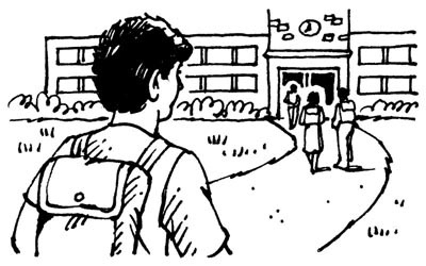 <p>I go to school</p>