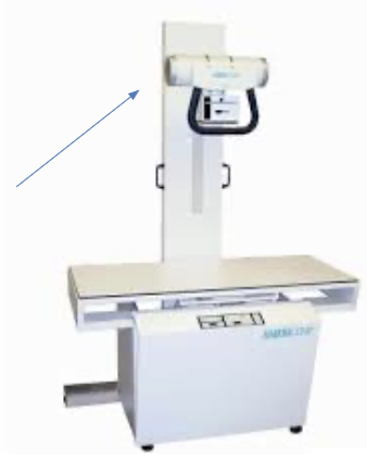 <p>x-ray tube. Cathode and anode</p>