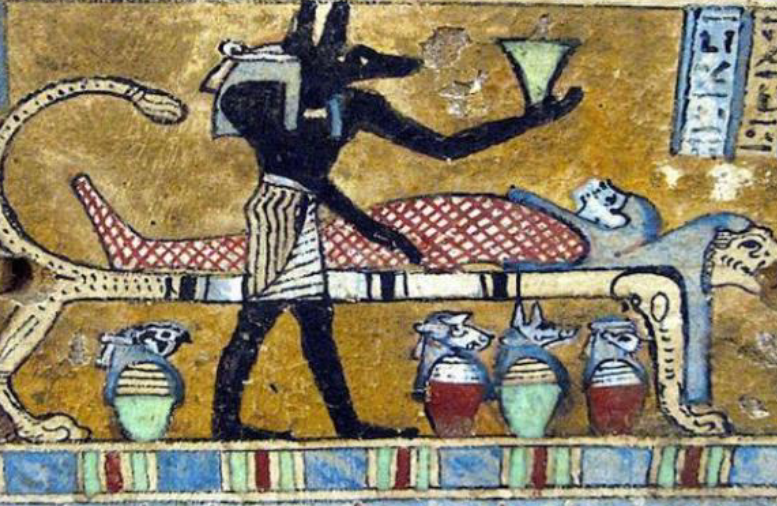 <p>Egyptian Mummification Wall Paintings</p>