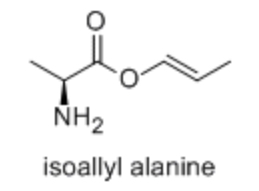 <p>EQ:</p><p>What is the maximum number of stereoisomers possible for isoallyl alanine?</p>