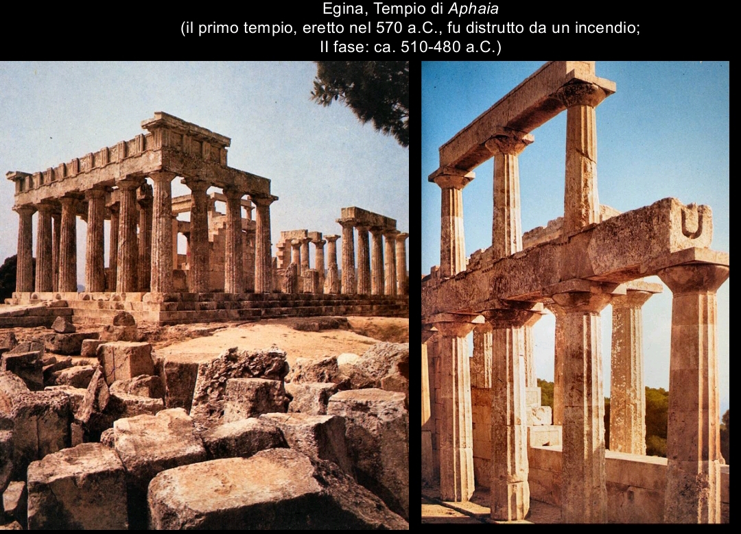 <p>In cui tutte le colonne sono inclinate verso l'interno e quelle d'angolo sono leggermente ispessite</p>