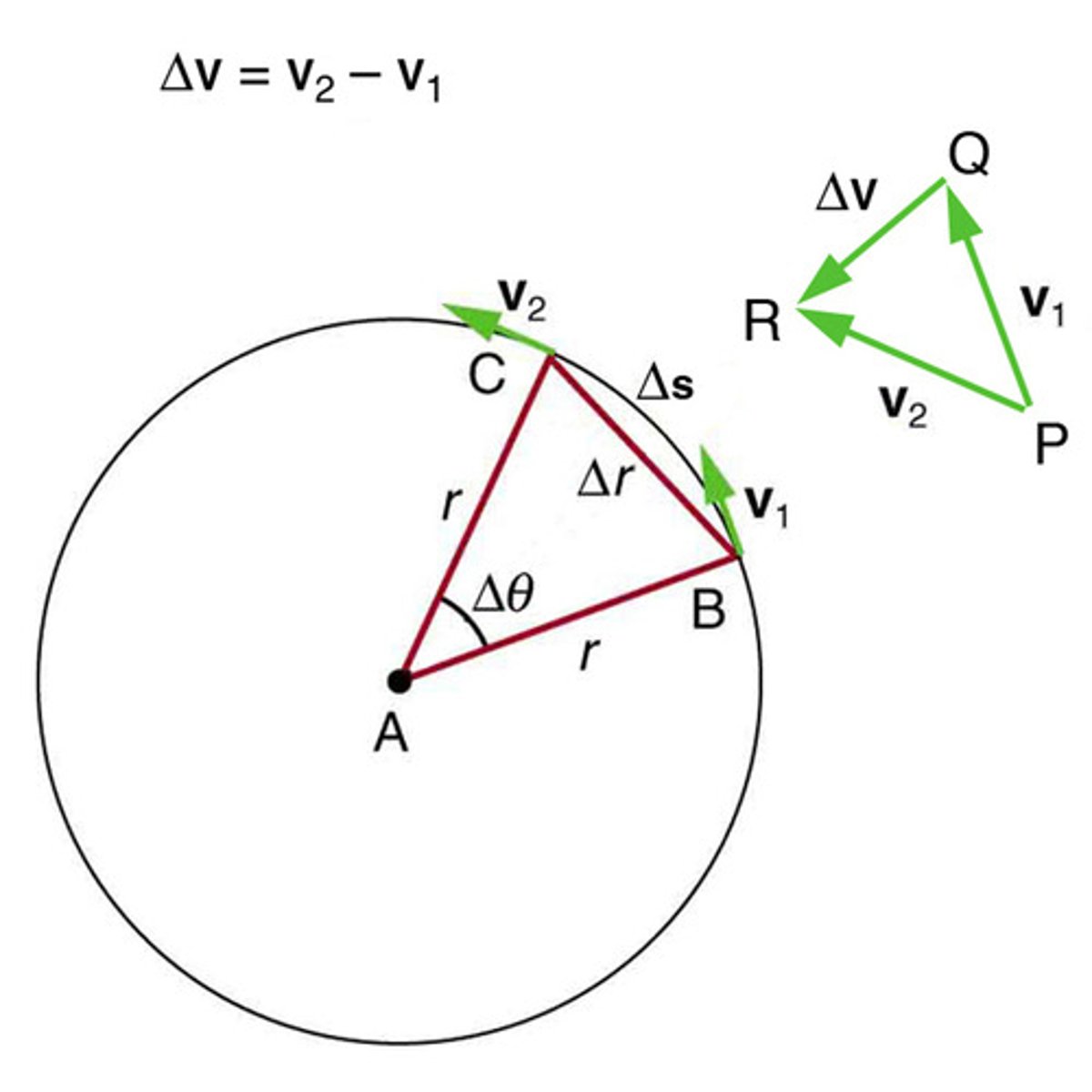 <p>The acceleration of an object moving in a circle at constant speed, directed toward the center of the circle.</p>