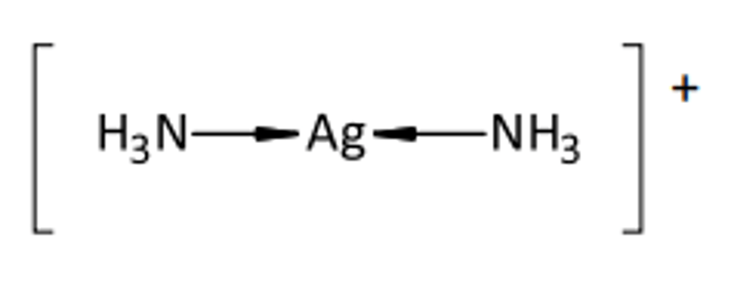 <p>Ag+ complex ([Ag(NH₃)₂]+)</p>