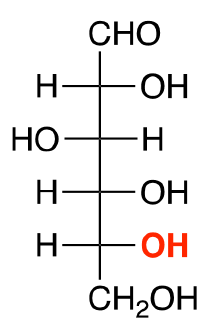hexose

same opposite same