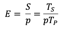 <p>the ratio of speedup to the number of processors, measures the fraction of time for which a processor is usefully utilized</p><p>* perfect speedup means 100% efficiency</p><p></p>
