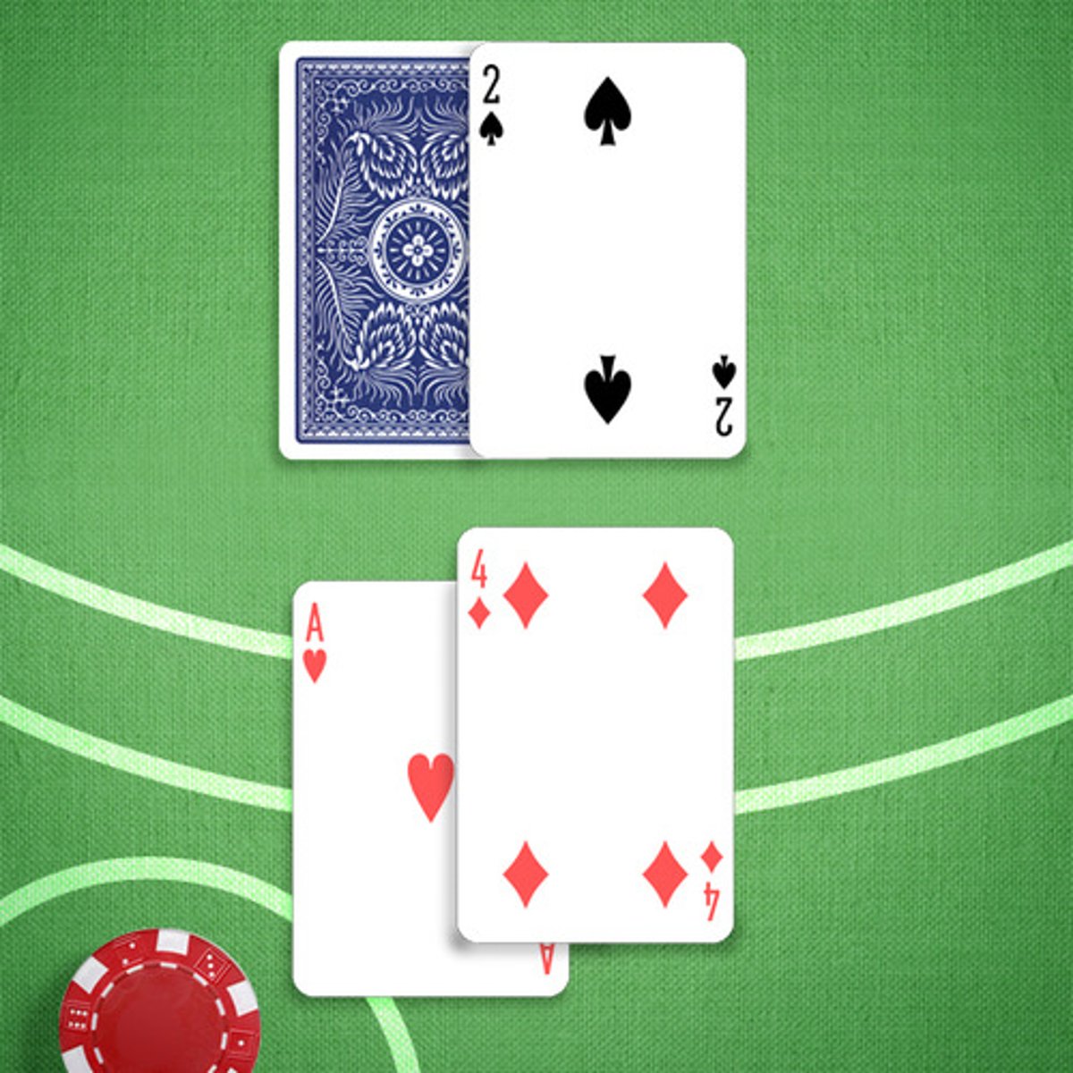 <p>You: 15</p><p>Dealer's Upcard: 2</p>