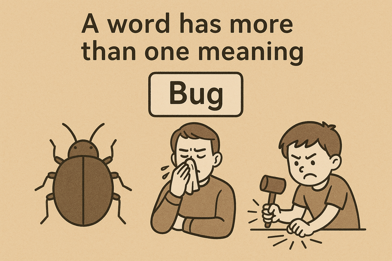 <p><strong>Lexical Ambiguity </strong></p>