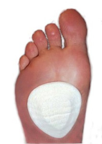 <p>What structure is above the white? <br>- medial longitudinal arch <br>- metatarsal arch<br>- lateral longitudinal arch<br>- medial calcaneal tuberacle</p>