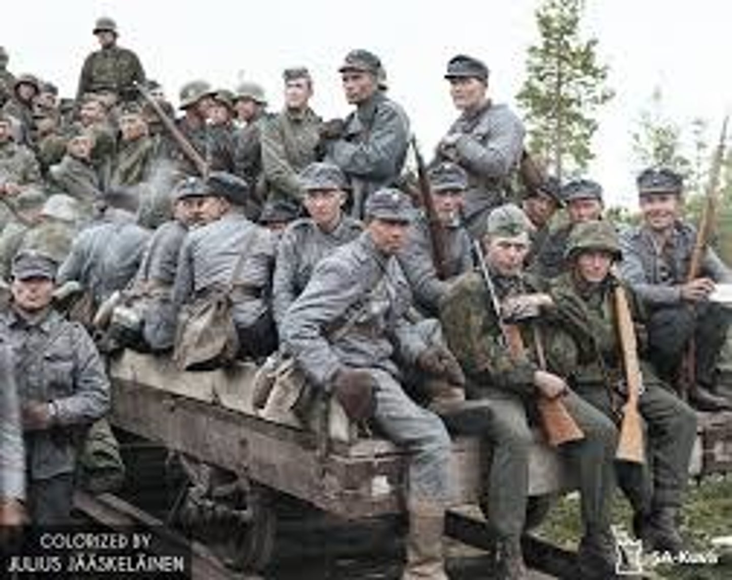 <p>Units of the SS that fought alongside the German Army</p><p>Considered them a military elite and 'political soldiers'</p>