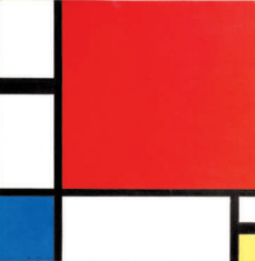 <p>Composition with Red, Blue and Yellow</p>