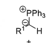 <p>show an example of EWG stabilising ylid </p><p>if R<sub>1</sub> is ester </p>