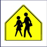 <p>This 5-sided sign indicates:</p>