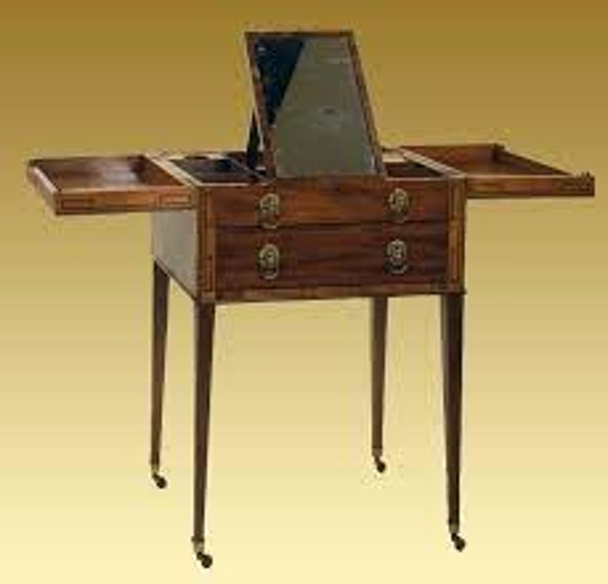 <p>A Georgian dressing table for men. Named after an English fashion arbiter.</p>