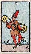 <p>Two of Pentacles</p>
