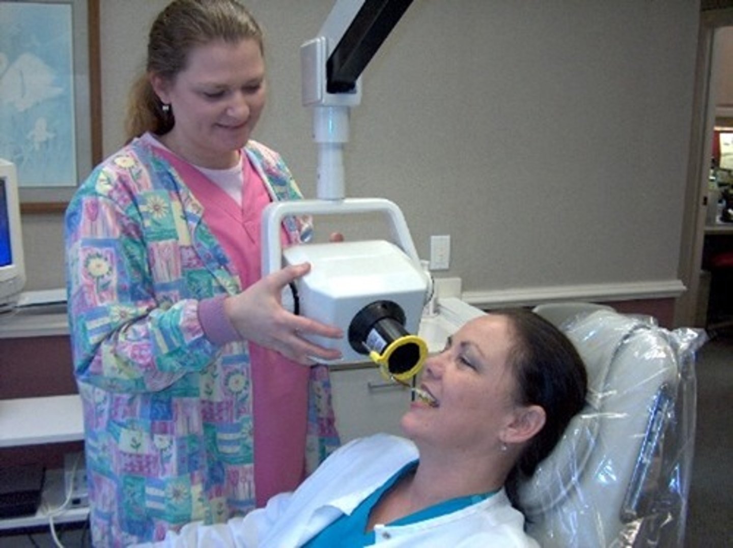<p>to take an X-ray</p>