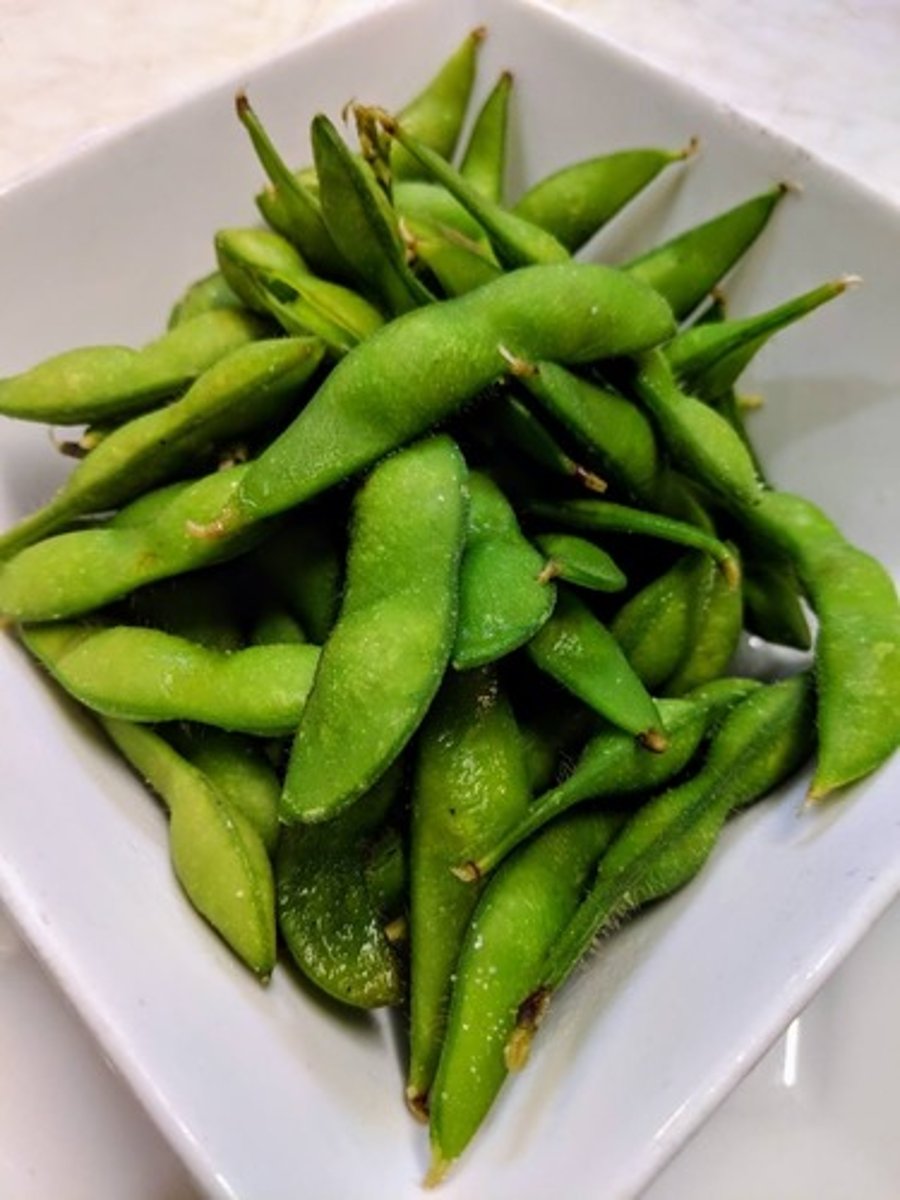 <p>Salted soybeans, Gluten free, Vegan</p>