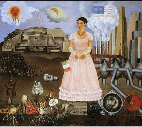 <p><span><strong>Kahlo,</strong><em> Self-Portrait on the Border Between Mexico and the United States,</em><strong> 1900</strong></span></p>