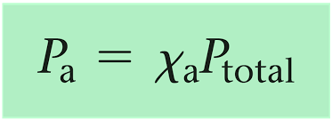 <p>Total Times Fraction = Partial Pressure</p>