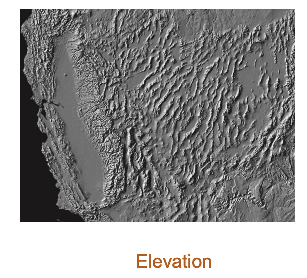 <p>For the geographic pattern shown below, which data model is more appropriate: Vector or Raster?</p>