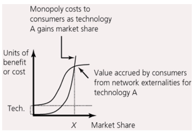 <p>Markets tend to be dominated by one company → winner-take-all markets </p><p><strong>Network effects are great until a company gets so big it becomes dangerous → keep it in check</strong></p><p></p>