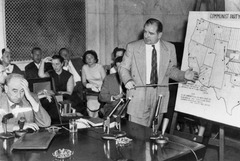 a committee session where testimony (evidence) is presented