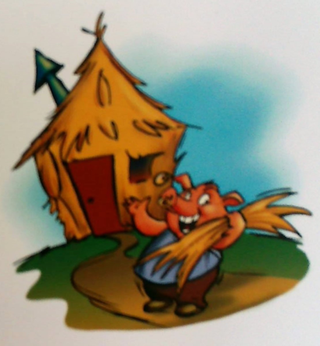 <p>The straw house</p>