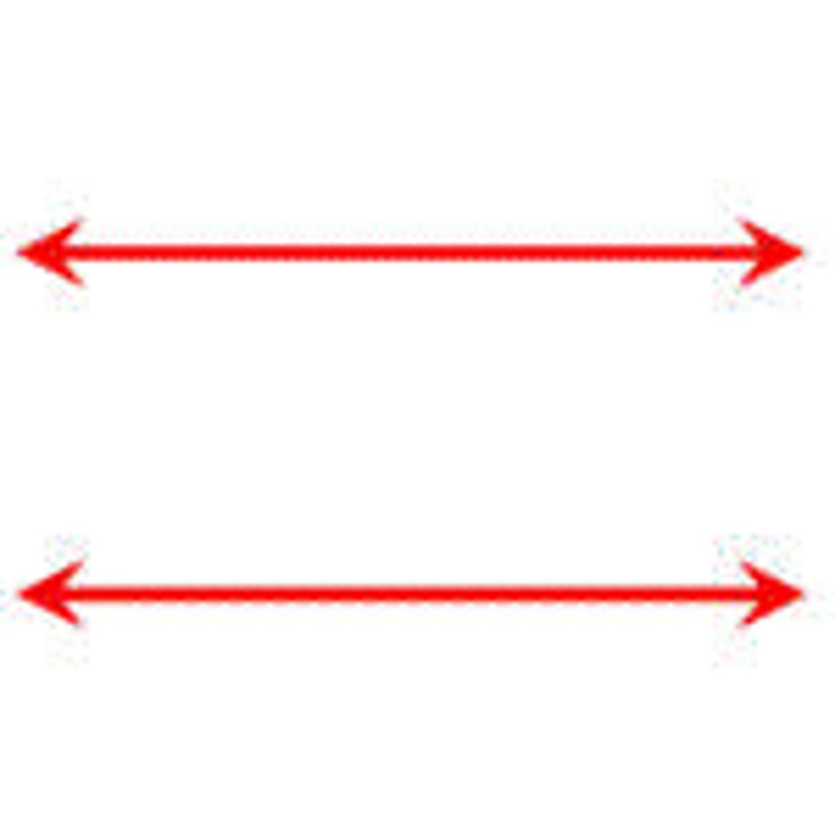 <p>2 coplanar lines that do not intersect arrows are used to indicate the lines are parallel.</p>