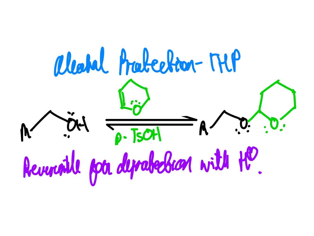 <p>Any acid stronger than a hydroxy group, optimally p-TsOH.</p>