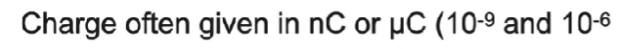 <p>scalar quantity measured in coulombs; conserved</p><p></p>