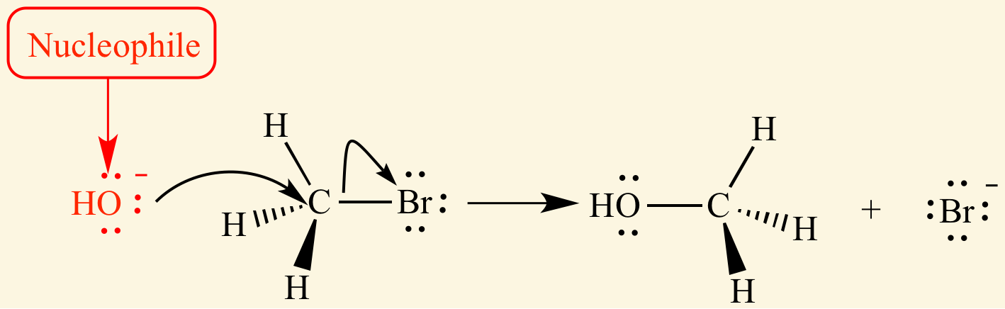 <p>nucleophile </p>